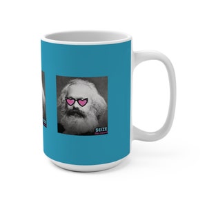 Graphic Marx / Sun and Fun Mug Turquoise 15oz