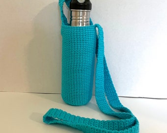 Hand Crocheted Water Bottle Holder