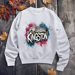 Kingston Ontario Graffiti Fort Design: Canadian Heritage Sublimation (PNG)