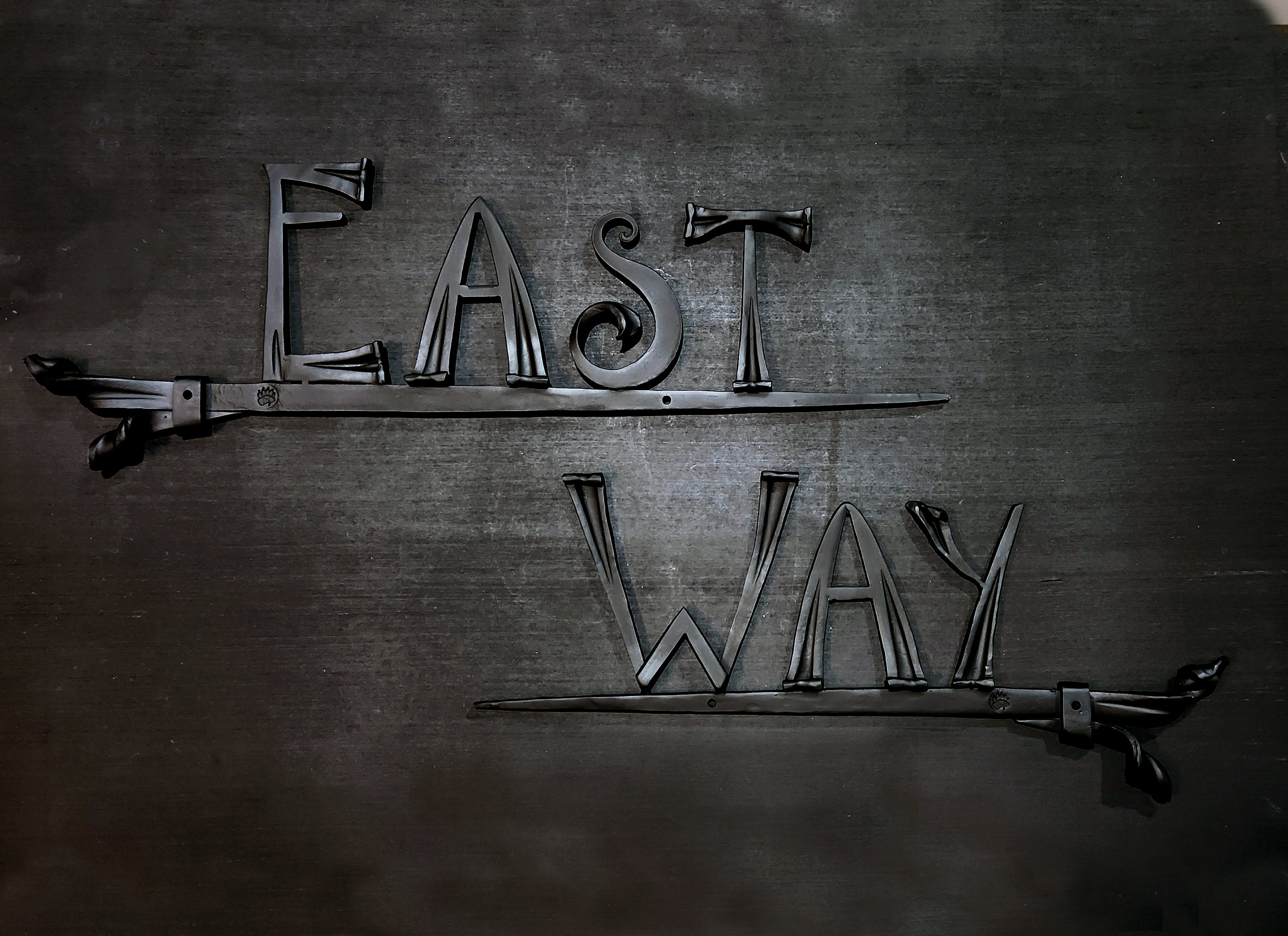 6 Custom House Number or Lettering Address Sign Metal Home Decor Plaque ...