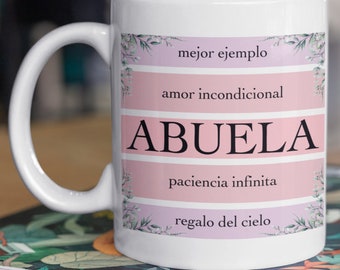 La Mejor Abuela, Mi Abuela, Vas a ser Abuela Otra Vez, Mi Gente Favorita me Llama Abuela, Vas Hacer Abuela, Hola Abuela, Ceramic Coffee Mug