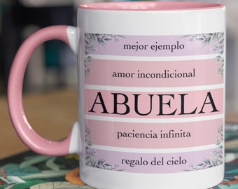 La Mejor Abuela, Hola Abuela, Mi Abuela, Vas a ser Abuela Otra Vez, Mi Gente Favorita me Llama Abuela, Vas Hacer Abuela, Ceramic Coffee Mug