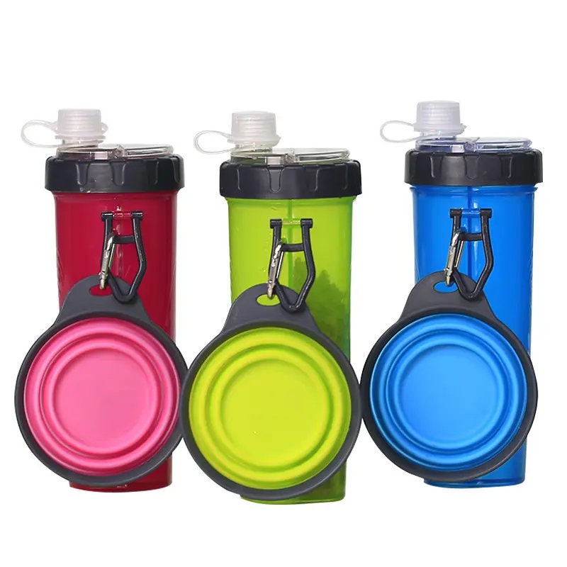 NALALAS 3 in 1 Portable Dog Water Bottle - Large 32oz Insulated