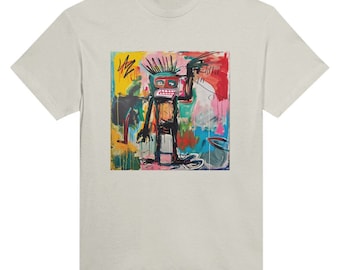 artist Jean-Michel Basquiat -  portrait - Heavyweight Unisex Crewneck T-shirt