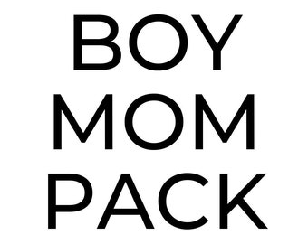Boy Mom SVG Bundle: Cricut Designs (PNG, JPEG)