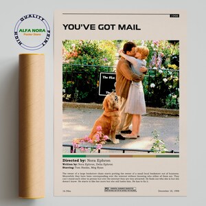 You’ve Got Mail / You’ve Got Mail Poster / Vintage Retro Art Print / Wall Art Print / Minimalist Movie Poster / Custom Poster / Home Decor