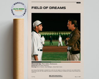 Field Of Dreams / Field Of Dreams Poster / Minimalist Movie Poster / Vintage Retro Art Print / Custom Poster / Wall Art Print / Home decor