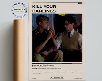 Kill Your Darlings / Kill Your Darlings Poster / Minimalist Movie Poster / Vintage Retro Art Print / Custom Poster / Wall Art Print