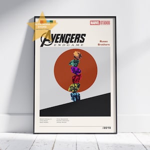 Impression sans cadre Avengers End Game Canvas Picture for Living Room  Decorative Marvel film Poster Home Wall Decor Gift Cuadros