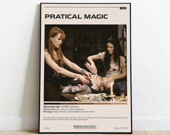 Practical Magic / Griffin Dunne / Minimalist Movie Poster / Vintage Retro Art Print / Custom Poster / Wall Art Print / Home Decor