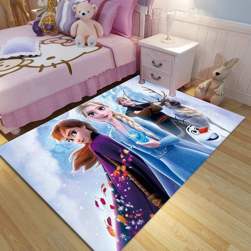 Discover Disney's Frozen Rug,Elsa Rug,160 Anna Rug,Nursery Rug, Kids Room, Modern Rug, Custom Rug,Gift For Girl,Home Decor Rug,Area Rug,Popular Rug
