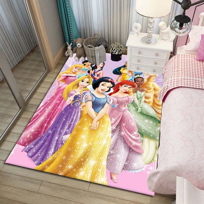 Discover Disney's Princess Carpet,Halloween Carpet, Stitch Scream Holding Balloons Rug, Disney's Princess Rug, Family Hoodie, Gift for Kids, Birthday