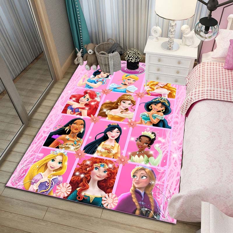 Discover Disney's Princess Carpet,Halloween Carpet, Stitch Scream Holding Balloons Rug, Disney's Princess Rug, Family Hoodie, Gift for Kids, Birthday