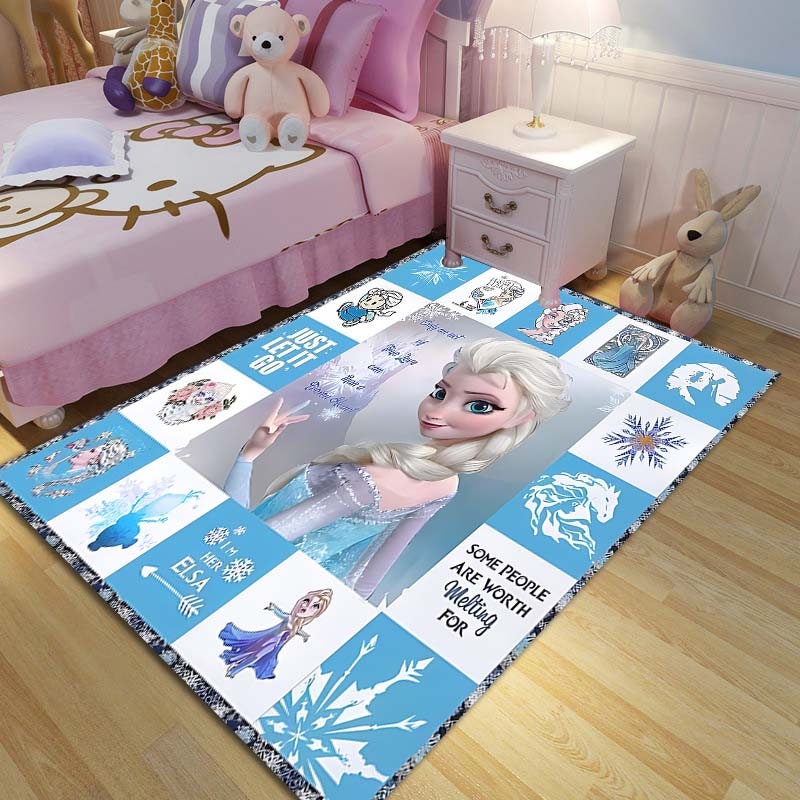 Discover Disney's Frozen Rug,Elsa Rug,160 Anna Rug,Nursery Rug, Kids Room, Modern Rug, Custom Rug,Gift For Girl,Home Decor Rug,Area Rug,Popular Rug