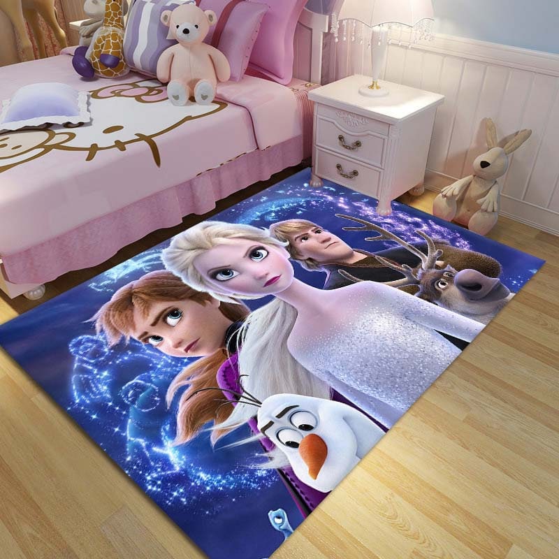 Discover Disney's Frozen Rug,Elsa Rug,160 Anna Rug,Nursery Rug, Kids Room, Modern Rug, Custom Rug,Gift For Girl,Home Decor Rug,Area Rug,Popular Rug