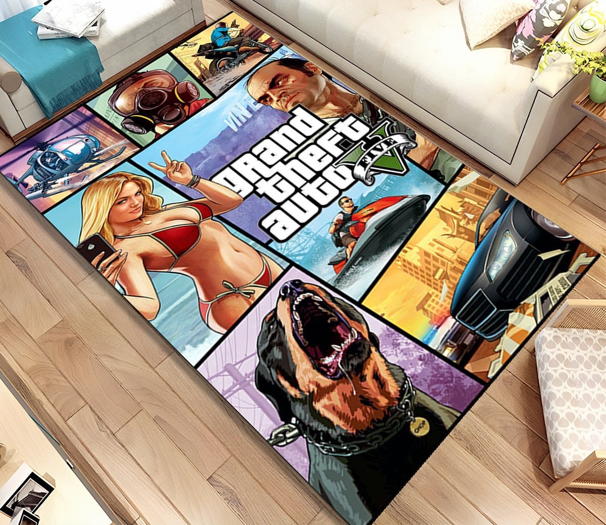 Poster Cartaz Jogo Grand Theft Auto V Gta 5 P - Pop Arte Poster - Pôster -  Magazine Luiza