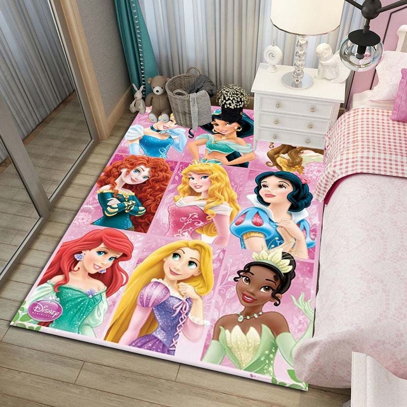 Discover Disney's Princess Carpet,Halloween Carpet, Stitch Scream Holding Balloons Rug, Disney's Princess Rug, Family Hoodie, Gift for Kids, Birthday