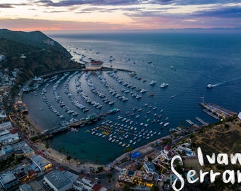 Catalina Island Avalon City Summer Sunset