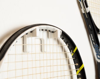 Wall mount tennis racket adhesive / tennis racket wall mount / wall hanging racket / hanger tennis racket / racket holder wall
