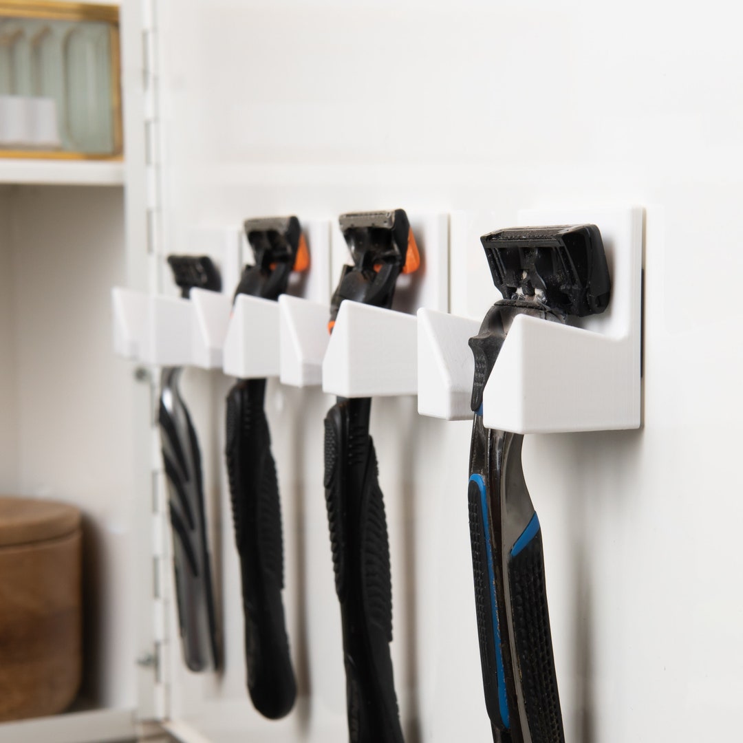 Wall Mount Razor (set) Adhesive / Razor Wall Mount / Wall Mount Razor ...