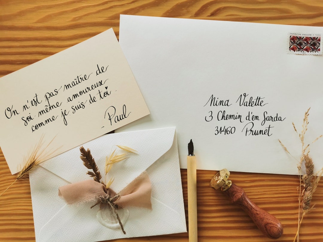 The Pretty Card | Love Letter for Her | Manuscript | Word of Love for ...