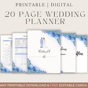 Wedding Planner Printable,Template Wedding Planner,Wedding Itinerary,Wedding Planning Book,Wedding Planning Checklist