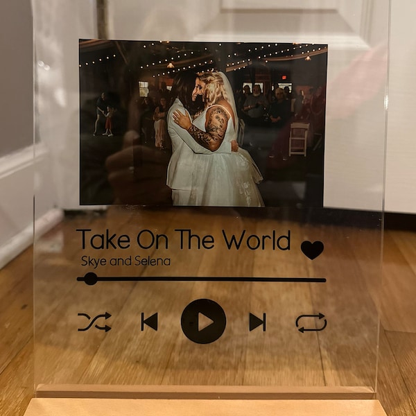 Song Title Plaque Gift