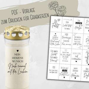 Grave candle sticker set - PNG template - memorial light - loving mourning - sticker digital file - funeral