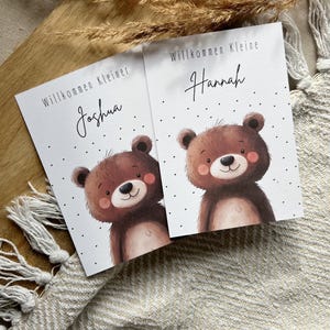 Karte zur Geburt |  kleines Wunder | Geburtskarte Glückwunschkarte Baby | Klappkarte | Postkarte | Babyparty | Hello Baby Personalisiert