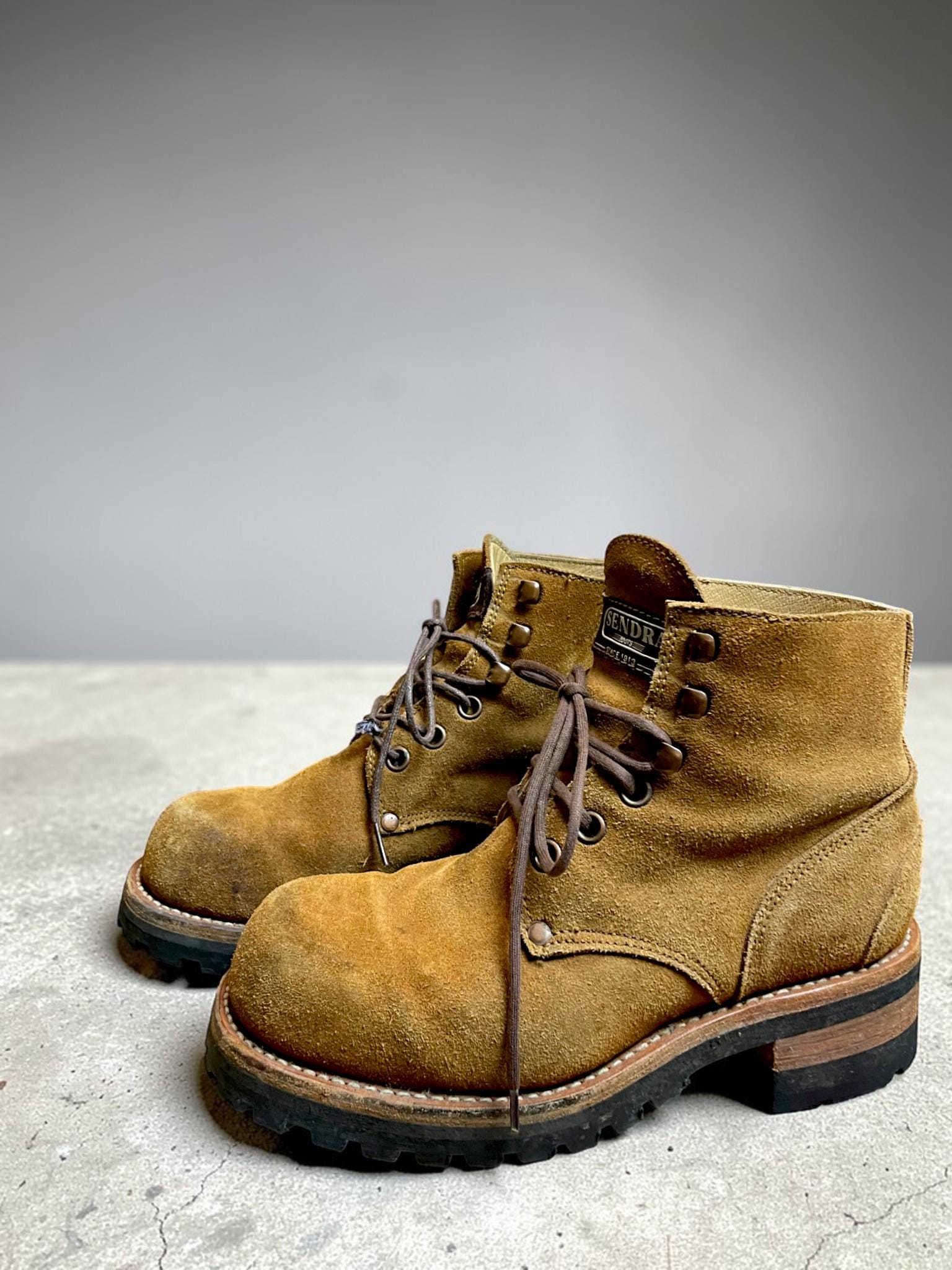 Bottes de cowboys Santiags Sendra en véritable cuir marron vintage brodé | Vinted