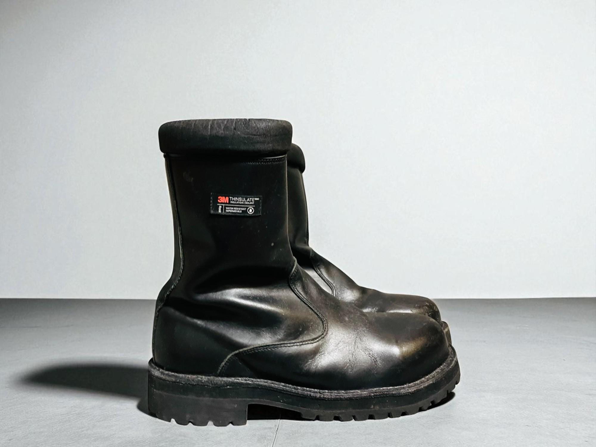 3M Thinsulate Men’s Black Steel Toe Work Boots BRAND NEW! Chippewa Men main image 2