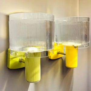 Pair mid century modern wall sconce lights for bedroom
