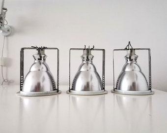 Set of 3 LARGE Industrial lamps STAFF spotlights track lights