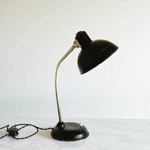 Portuguese Bauhaus swan neck SACOR desk lamp Kaiser Idell style