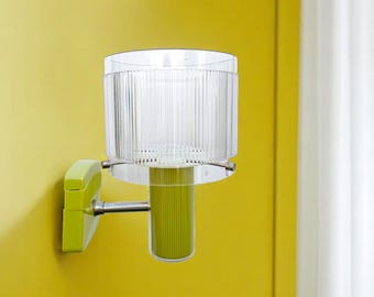 Appliques murales modernes en acrylique vert olive pour chambre à coucher