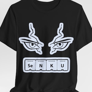 Dr. Stone Senku Ishigami T-Shirt - Unisex Anime Tee - Genius Ishigami Manga Shirt - Dr. Stone Merch - Anime Fan Gift - Senku Tee