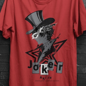 Persona 5 T-Shirt: Joker Akira Anime Gaming Shirt