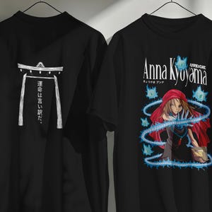 Anna Kyoyama Tshirt, Shaman King Yoh Asakura T-Shirt, Anime Shirt, Manga Shirt, Japanese Shirt