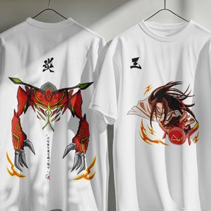 Shaman King Yoh Asakura T-Shirt, Anime Shirt, Manga Shirt, Japanese Shirt, Anime-Inspired Graphic Tee, Graphic T-Shirt for Fans