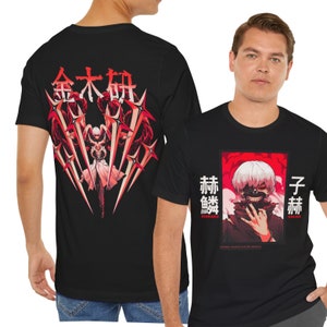 t-shirt, gift, gift her, gift men, gift boy gift, anime, anime shirts, anime gifts, ken kaneki, kaneki t-shirt, tokyo ghoul, tokyo shirt