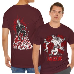 Gabimaru The Hohl,Hell&#39;s Paradise Shirt,Jigokuraku Merch,Übergroßes Unisex T-Shirt,Geschenk für Ihn,Weiche Baumwolle,Grafik Anime T-Shirt