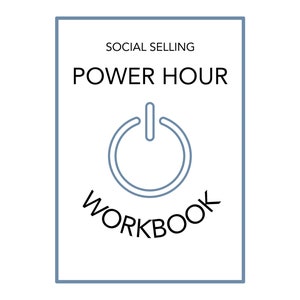 Livro de trabalho de vendas sociais Power Hour Marketing de rede Livro de trabalho digital para impressão Vendas diretas para fazer lista de marketing