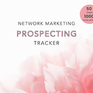 Network Marketing Prospecting Tracker