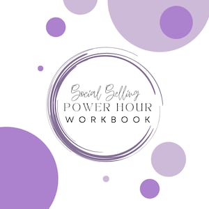 Social-Selling-Power-Hour Mini Workbook Network Marketing Planer Printable Undatiert Business Planner Digital To Do Listen PDF Journal Digital