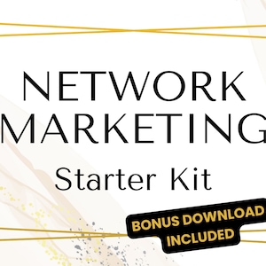 Network Marketing Starter Kit for Social Selling Direct Sales MLM Digital Goodnotes Printable PDF Unique Team Gift