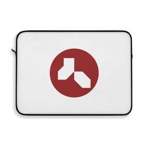 JLClassics Japanese Flag style Laptop Sleeve, 12&quot; 13&quot; 15&quot;