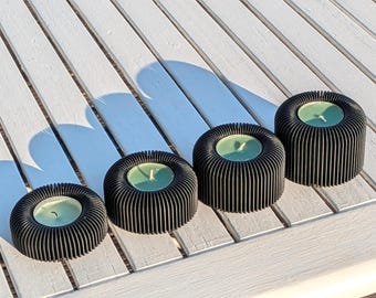 STL file for 3D printing tealight holder/Minimalist design, table decoration, candle holder, decoration 3D printing file living room & bedroom