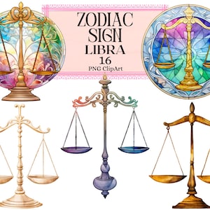 Sternzeichen Clipart, Horoskop Waage Sternzeichen, esoterische Clipart Göttin Astrologie rosa Venus PNG sofortiger Download kommerzielle Nutzung