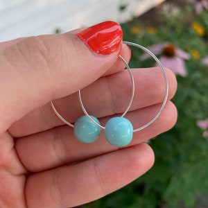 Silver Hoop Earrings