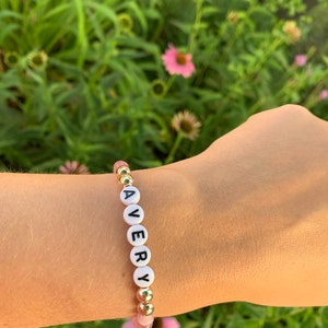 Personalized Beaded Bracelet